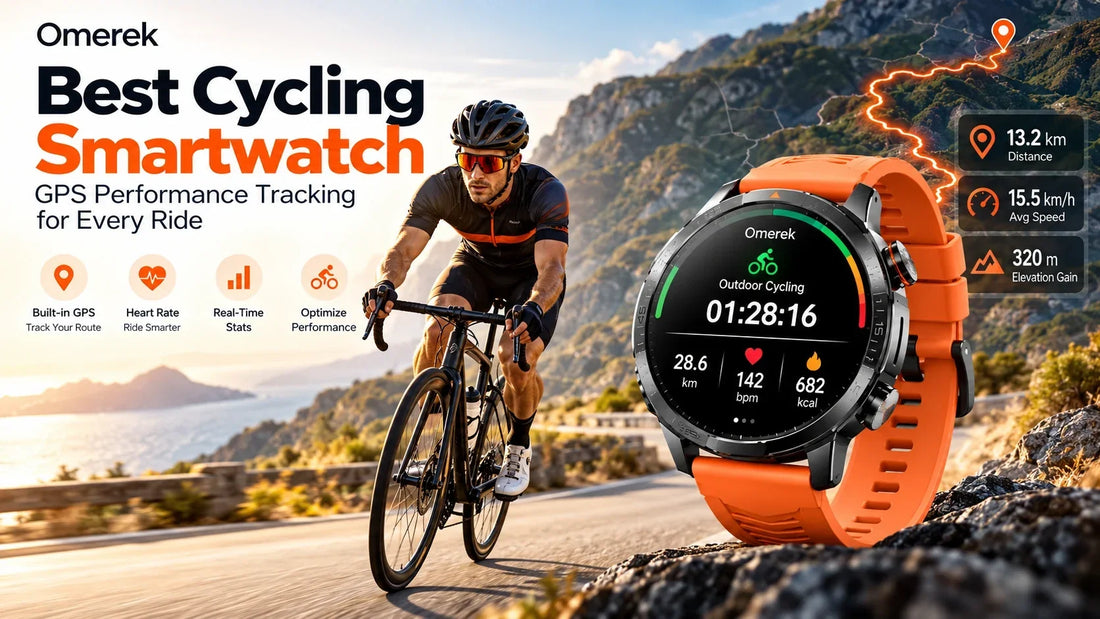 Best cycling smart watch with GPS performance tracking for outdoor cycling rides