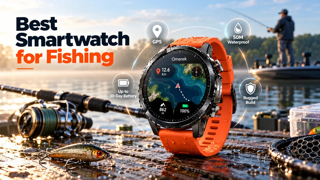 Best smartwatch for fishing with rugged GPS, water resistance, and long battery life for outdoor fishing trips