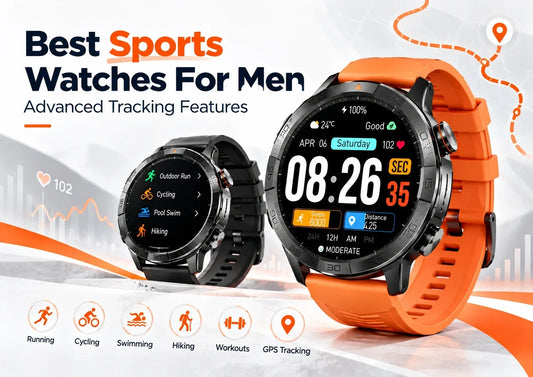 Best sports watches for men with advanced tracking features for running, cycling, swimming, hiking and GPS workouts