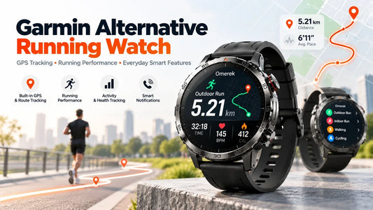 Garmin alternative running watch with GPS tracking and running performance features