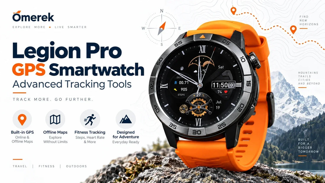 Legion Pro GPS smartwatch with advanced tracking tools, offline maps and outdoor fitness features