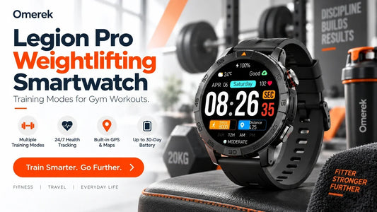Legion Pro smartwatch for weightlifting with training modes in a gym setting