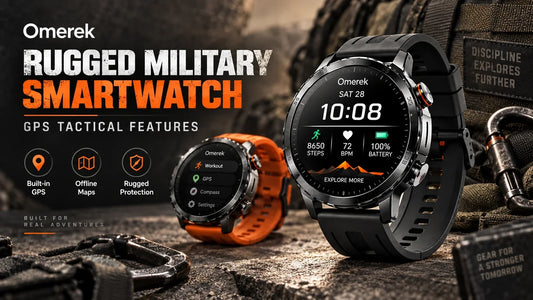 Rugged Military Smartwatch With GPS Tactical Features