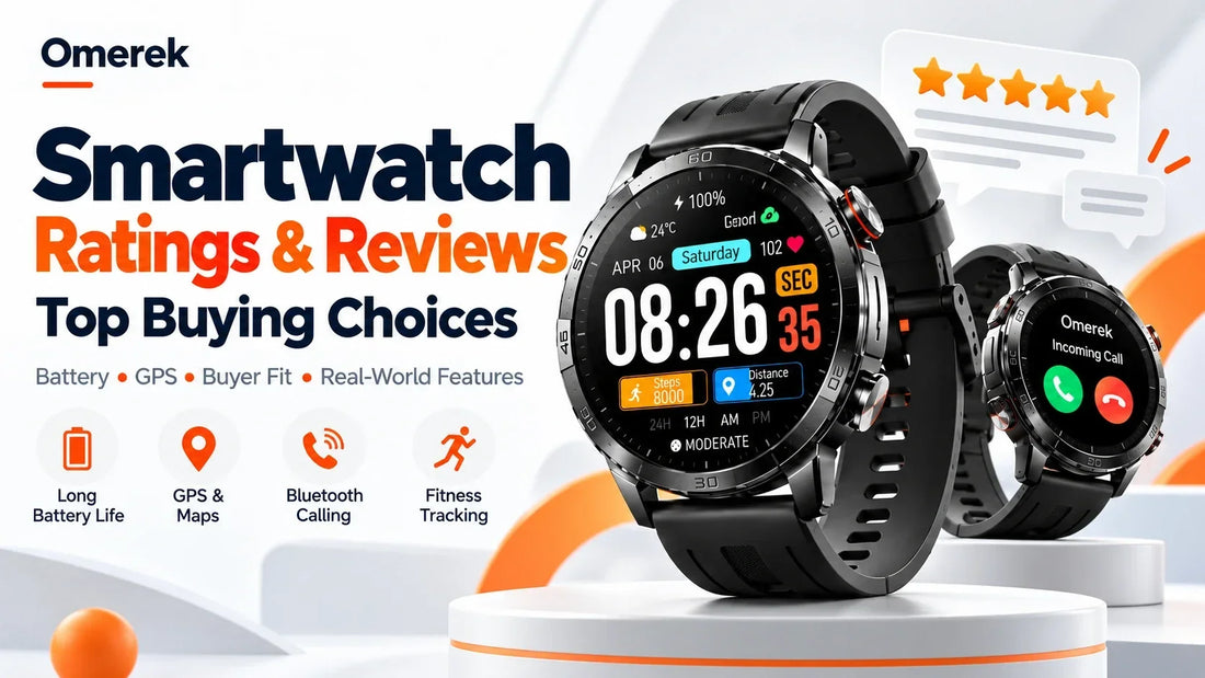 Smartwatch ratings and reviews featuring Legion Pro with GPS, battery, calling and fitness tracking features