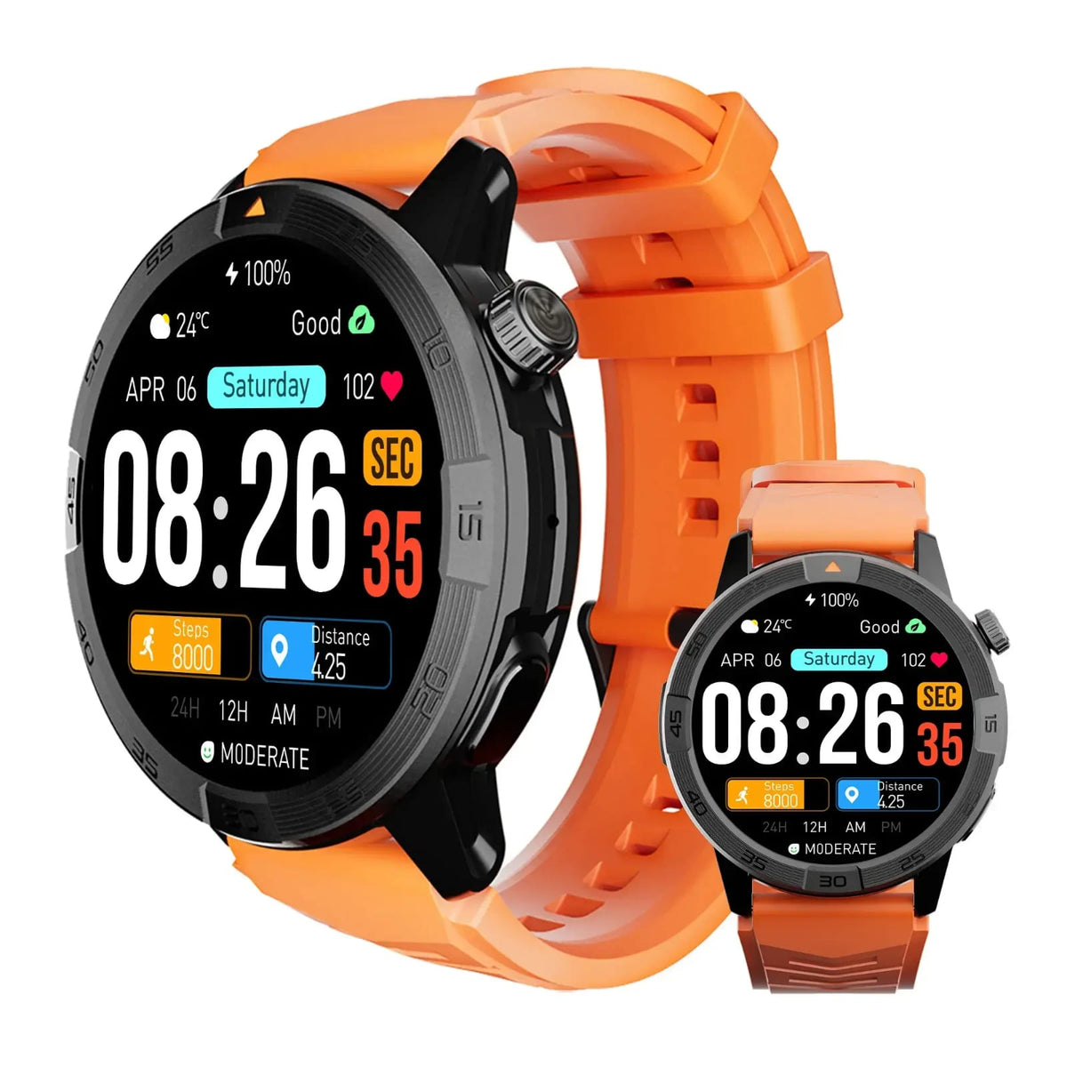 AGM Legion Pro GPS smartwatch with Bluetooth calling