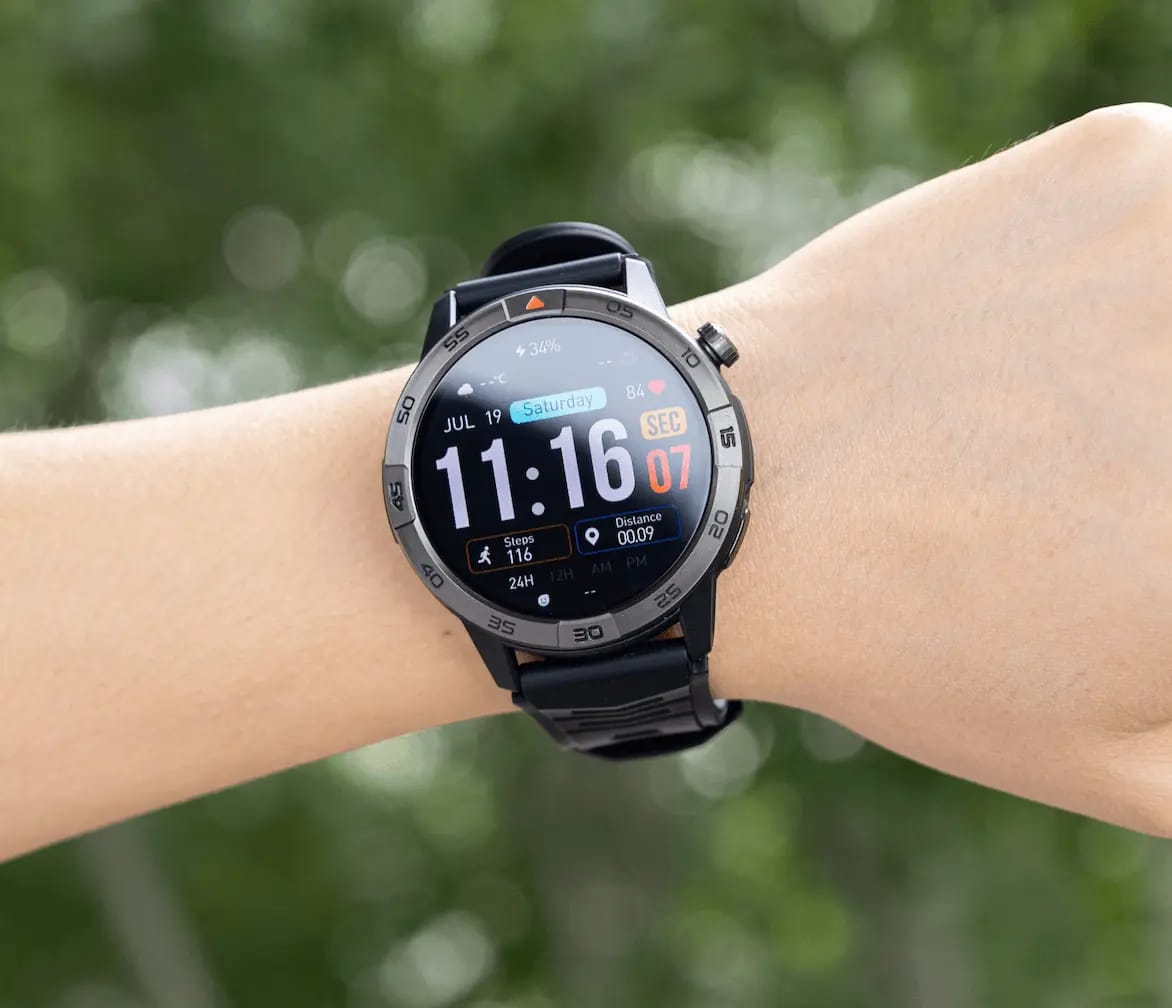AGM Legion Pro GPS smartwatch worn on wrist