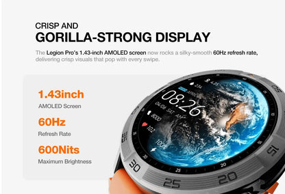 AGM Legion Pro smartwatch with 100+ sports modes