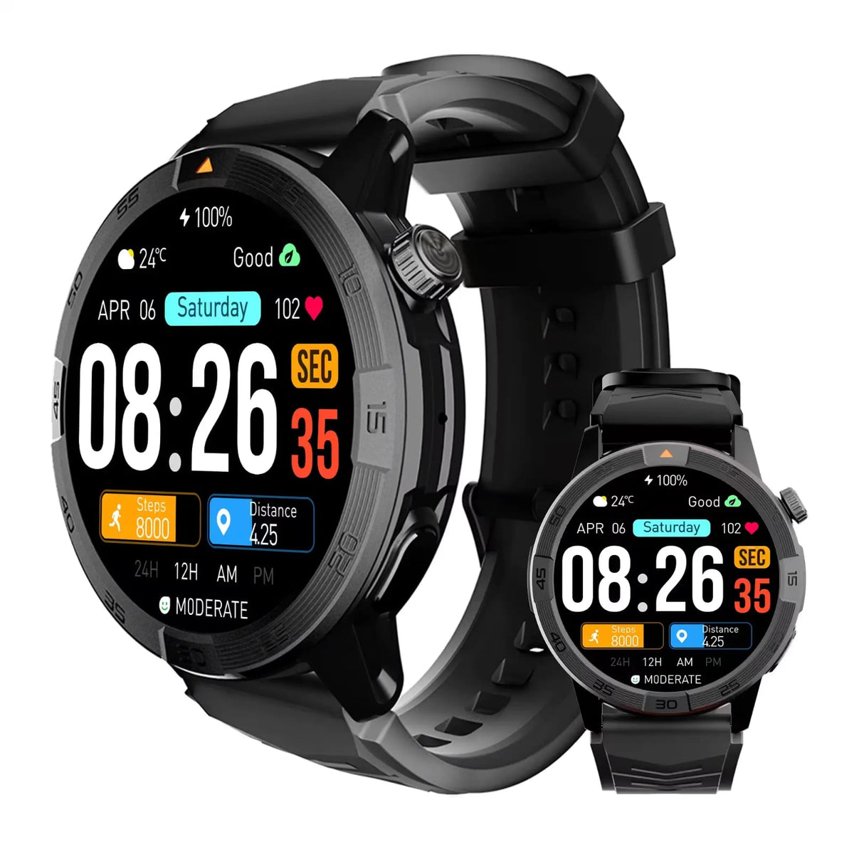 Legion Pro GPS smartwatch with Bluetooth calling