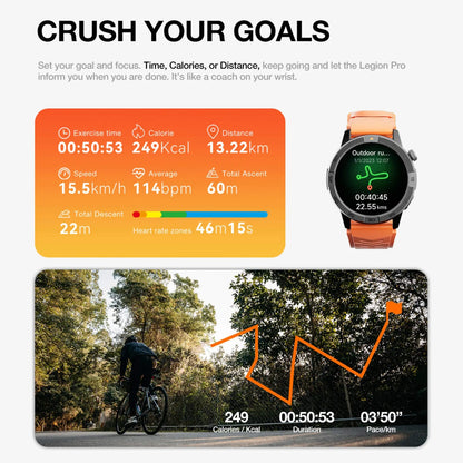 Legion Pro smartwatch with 100+ sports modes